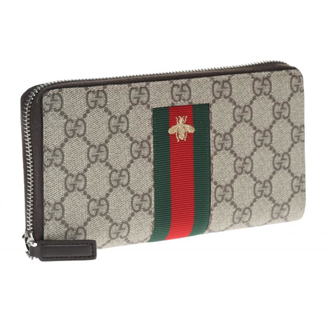 グッチスーパーコピー GUCCI GGスプリーム☆ビー刺しゅう入り*ラウンドジップ長財布 408831 KLQCN 8461 - 商品画像 3