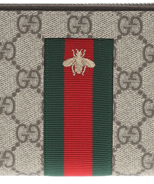 グッチスーパーコピー GUCCI GGスプリーム☆ビー刺しゅう入り*ラウンドジップ長財布 408831 KLQCN 8461 - 商品画像 1