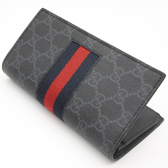グッチコピー GUCCI/ウェブ GG 二つ折り長財布 ロングウォレット 408836 KHN4N 1095 - 商品画像 4