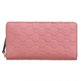 グッチスーパーコピー財布 長財布 410102-CWC1G-5812 ROSE BABY CANDY リネア シグネチャー レザー ラウンドファスナー ピンク系 アウトレット