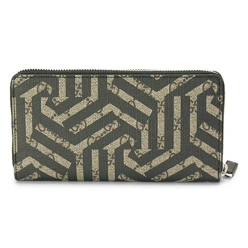 グッチ 長財布 GUCCI 財布 ラウンドファスナー 『2016年新作』CALEIDO/カレイド 幾何学柄 スプリームキャンバス ベージュ×ブラック 411766 KVW1N 9769 - 商品画像 6