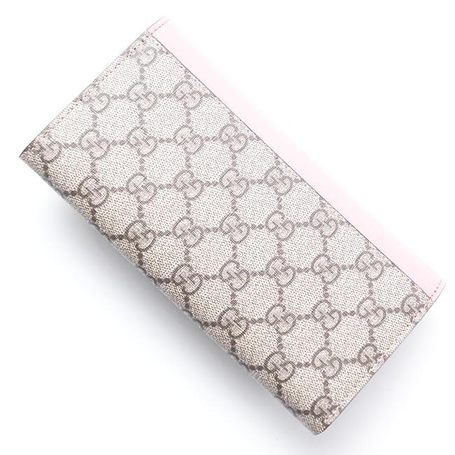 グッチスーパーコピー GUCCI 長財布[小銭入れ付き] GGスプリーム ベージュ×エボニー×ピンク ピンク系 431474 khnkt 9766 レディース - 商品画像 3
