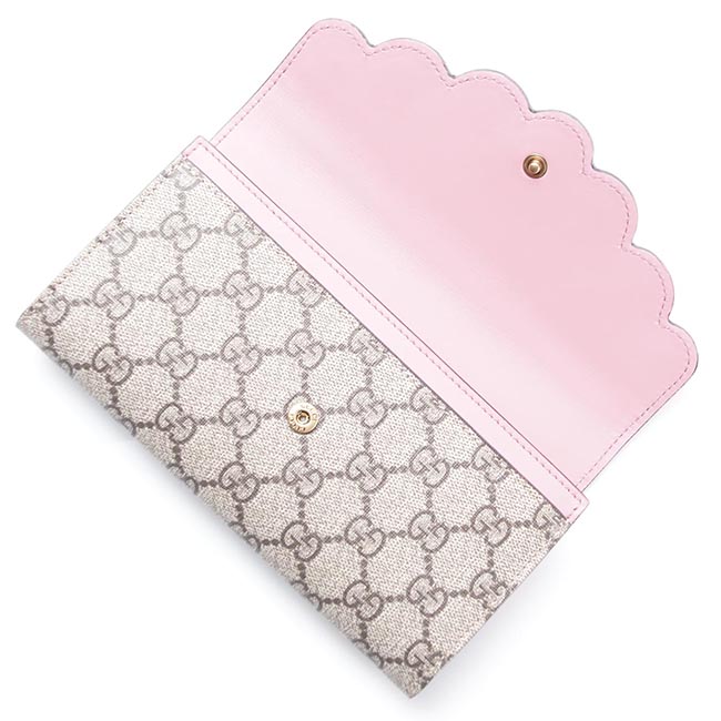 グッチスーパーコピー GUCCI 長財布[小銭入れ付き] GGスプリーム ベージュ×エボニー×ピンク ピンク系 431474 khnkt 9766 レディース - 商品画像 6