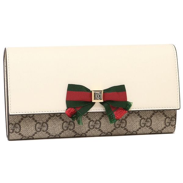 グッチスーパーコピー財布 GUCCI 432253 K05XG 9779 GROSGRAIN レディース 長財布 BEIGE - 商品画像 1
