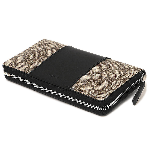 グッチコピー 451249 KGDHN 9769 GUCCI EDEN GGスプリーム ジップアラウンドウォレット メンズ 長財布 BEIGE EBONY /NERO - 商品画像 9