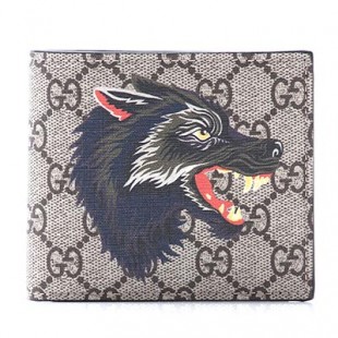 グッチスーパーコピー GUCCI 二つ折り 財布 小銭入れ付き ベージュ メンズ ウォレット デザイン ギフト プレゼント 451266 9h2an 8697 GGスプリーム