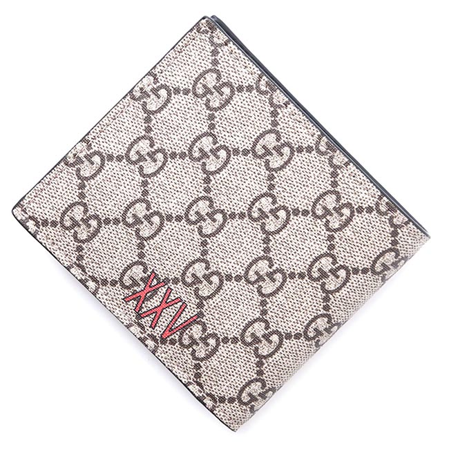 グッチスーパーコピー GUCCI 二つ折り 財布 小銭入れ付き ベージュ メンズ ウォレット デザイン ギフト プレゼント 451266 9h2an 8697 GGスプリーム - 商品画像 3