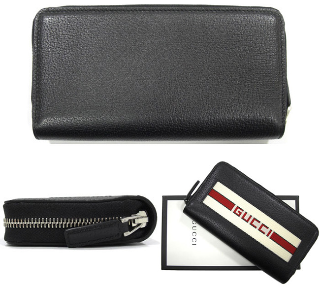 GUCCIスーパーコピー グッチ 財布 ラウンドファスナー財布 レザー ブラック シルバー金具 459138 CWGRN 1094 - 商品画像 2