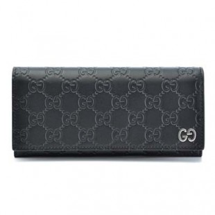 グッチコピー GUCCI 長財布 シマ Dorian メンズ 二つ折り長財布 ブラック 481727 CWC1N 1000