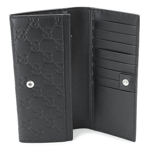 グッチコピー GUCCI 長財布 シマ Dorian メンズ 二つ折り長財布 ブラック 481727 CWC1N 1000 - 商品画像 1
