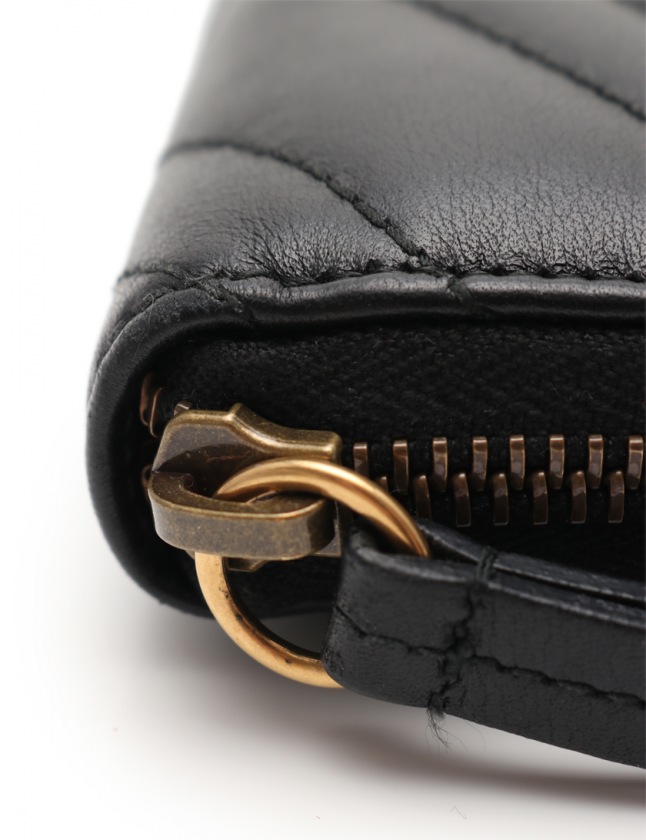 GUCCI グッチ GGマーモント ラウンドファスナー長財布 キルティングレザー ブラック 474814 DRW1T 1000 - 商品画像 5
