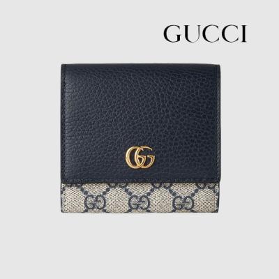 グッチスーパーコピー ダブルG バイカラー ミディアム ウォレット 598587