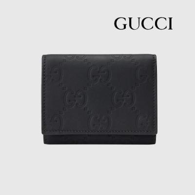 グッチスーパーコピー GG ラバーエフェクト 三つ折りウォレット 771318 AAC0L 1000