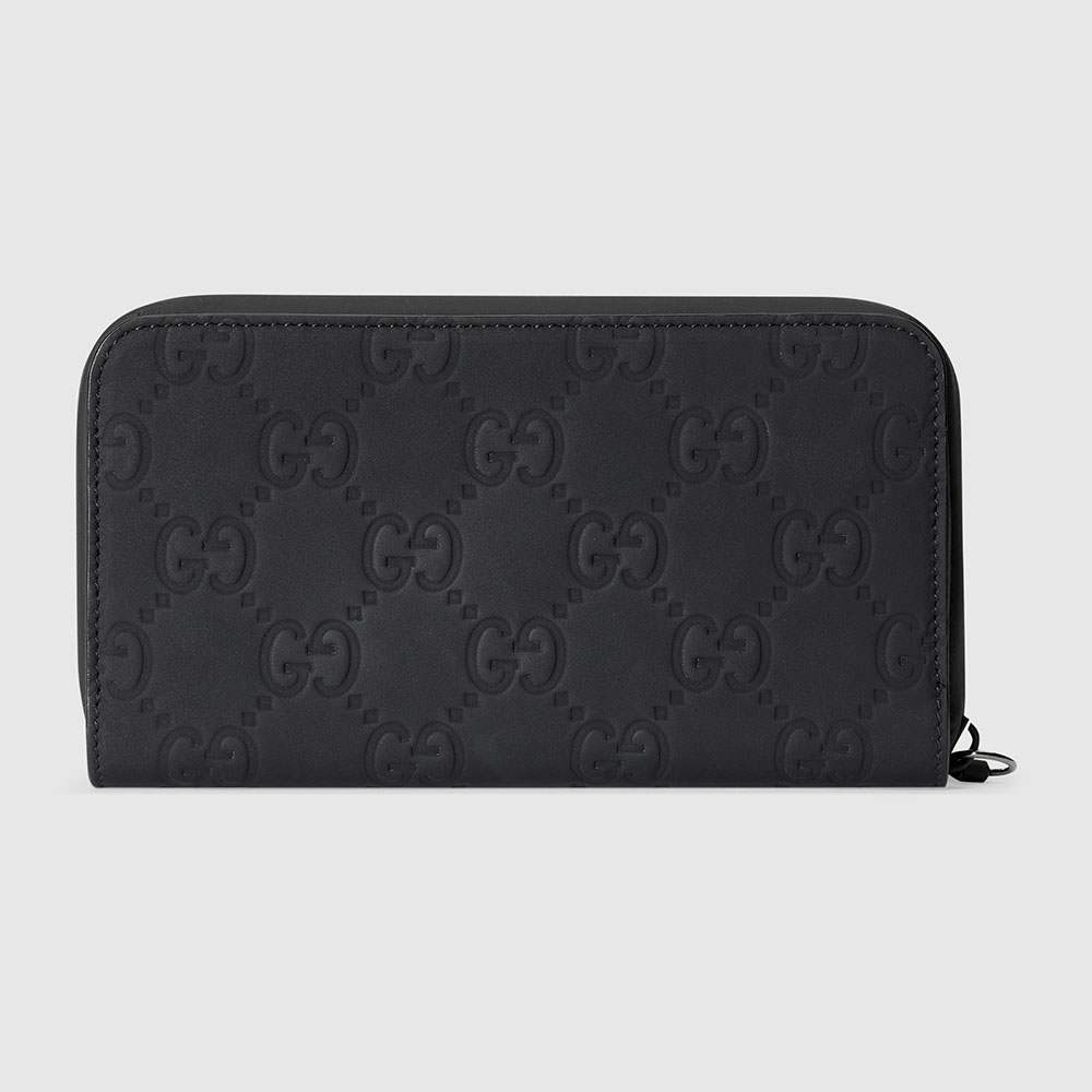 グッチスーパーコピー GG ラバーエフェクト ジップアラウンドウォレット 771421 AAC0L 1000 - 商品画像 5