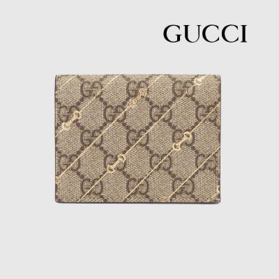 グッチスーパーコピー ホースビット プリント カードケース ウォレット 774332 FACYR 8548