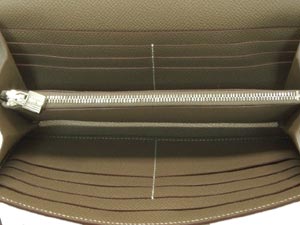 エルメススーパーコピー ケリーウォレット ロング/エトープ×シルバー金具 he-ac-1275 - 商品画像 9