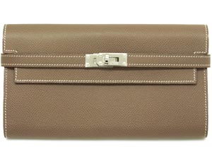 エルメススーパーコピー ケリーウォレット ロング/エトープ×シルバー金具 he-ac-1275 - 商品画像 5