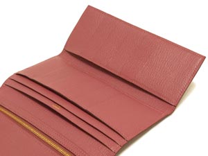 エルメスコピー三つ折り ベアン/ボワドローズ×ゴールド金具 he-ac-1465 - 商品画像 6