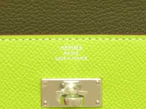 エルメスコピー ケリーウォレット ロング/キーウィ×リケン×シルバー金具 he-ac-1652 - 商品画像 1