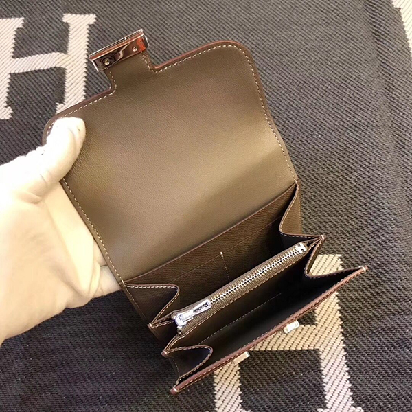 エルメススーパーコピー コンスタンス コンパクト ミニ ヴォーエプソン 二つ折り財布 he-co-0091 - 商品画像 1