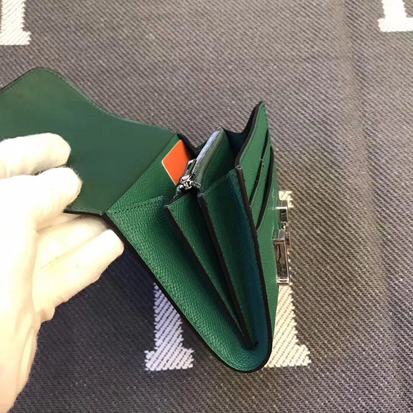 エルメススーパーコピー コンスタンス コンパクト ミニ ヴォーエプソン 二つ折り財布 he-co-0095 - 商品画像 1