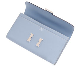 エルメススーパーコピー コンスタンスロング ブルーラン ヴォーエプソン シルバー金具 he-ct-1006 - 商品画像 4