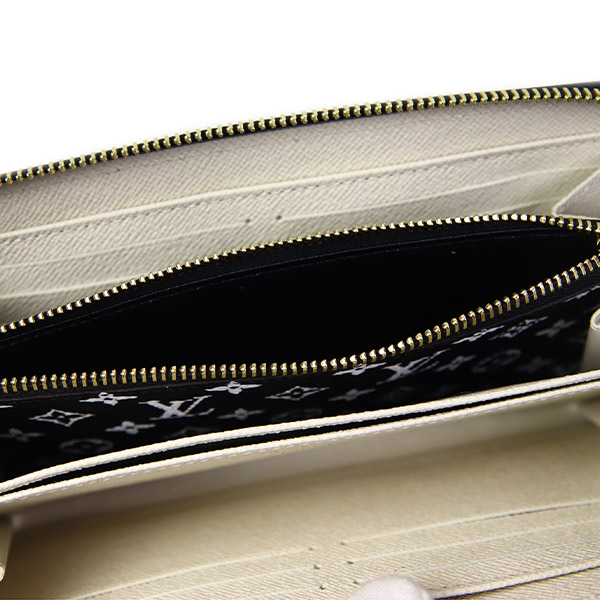 ルイ ヴィトンスーパーコピー LOUIS VUITTON 財布 長財布 ラウンドファスナー モノグラム キャンバス ジッピー・ウォレット Ivoire M44745 - 商品画像 1