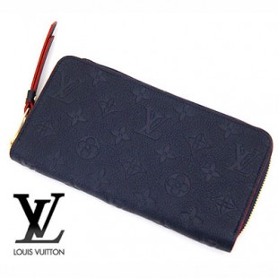 LOUIS VUITTON ルイヴィトンスーパーコピー モノグラムアンプラント ラウンドファスナー長財布 ジッピーウォレット マリーヌルージュ M62121