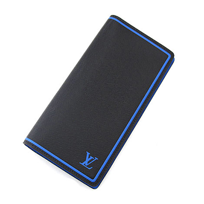 LOUIS VUITTONスーパーコピー M63300 タイガ ポルトフォイユ ブラザ 小銭入れ付長財布 ノワール×ブルー - 商品画像 3
