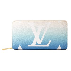 ルイヴィトン LOUIS VUITTON ジッピー・ウォレット 長財布 ブルー モノグラム・キャンバス M80360 - 商品画像 2