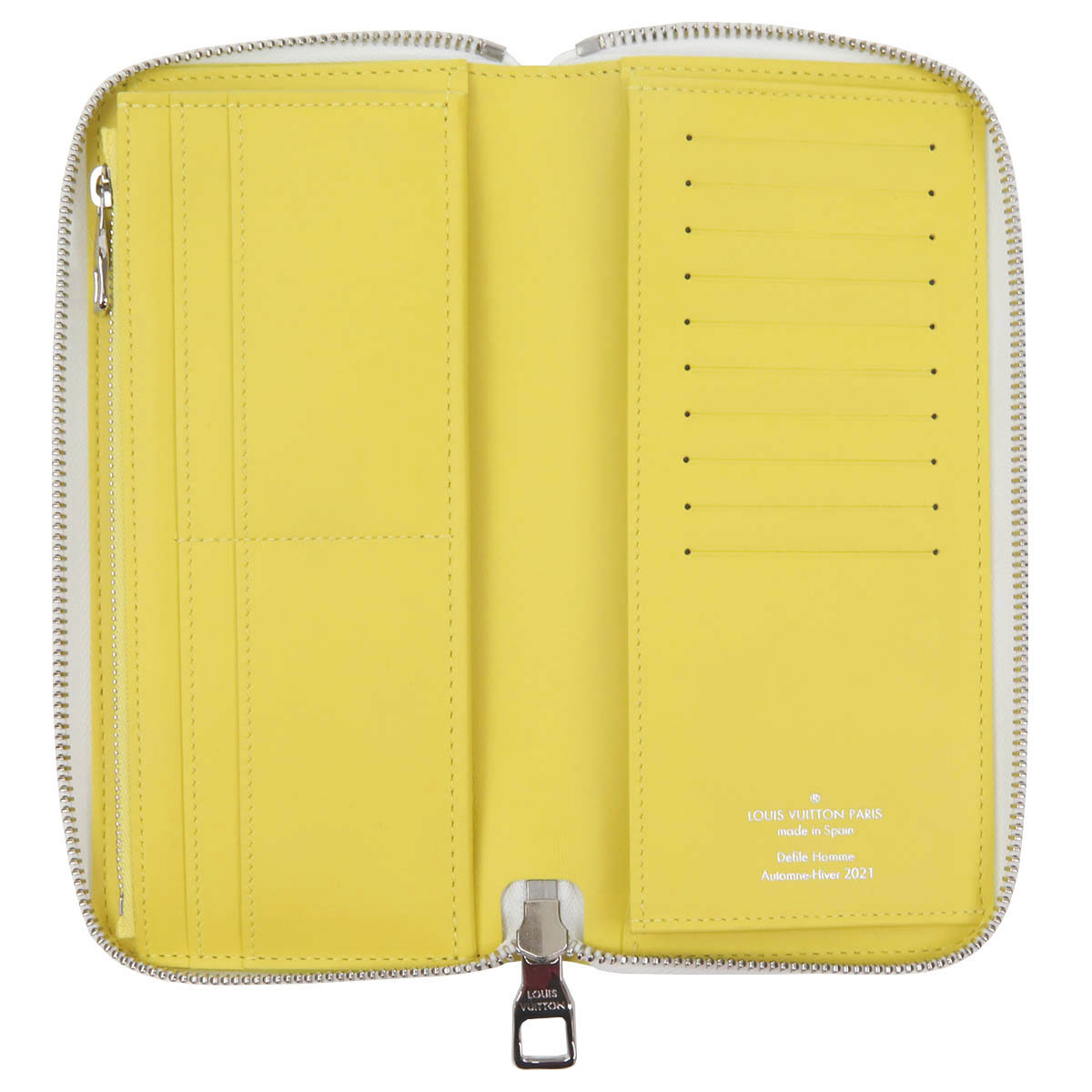 ルイヴィトンコピー ジッピーウォレット ヴェルティカル カウハイドレザー エブリデイLV ラウンドファスナーロングウォレット イエロー 長財布 M80852 - 商品画像 7