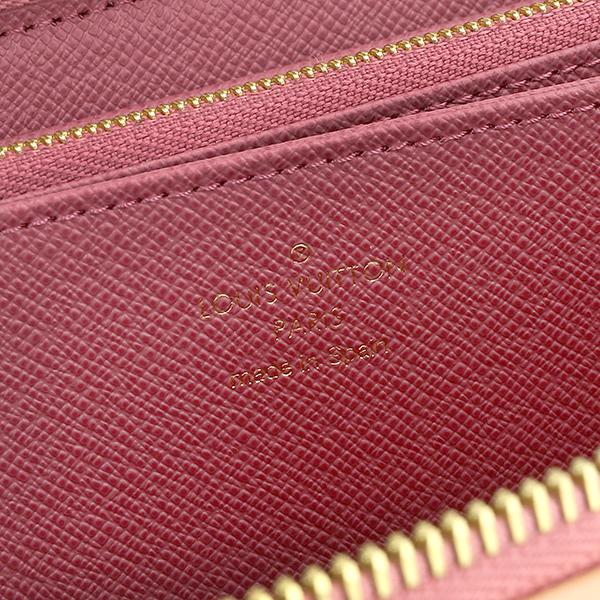 ルイ・ヴィトンコピー モノグラム・デニム ジッピーウォレット ピンク ラウンドジップウォレット M81182 - 商品画像 6