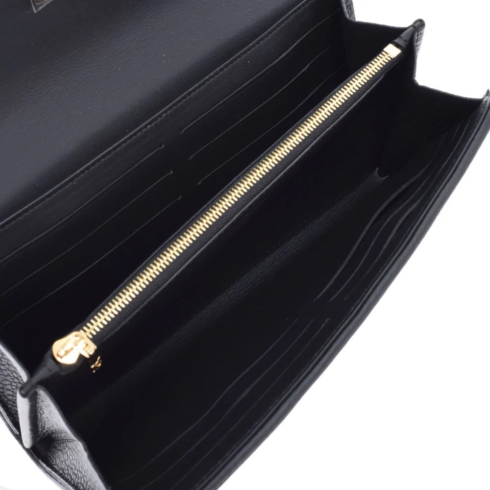 ルイヴィトンコピー ポルトフォイユ カプシーヌ ベージュ/黒 レディース キャンバス 長財布 M81305 - 商品画像 6