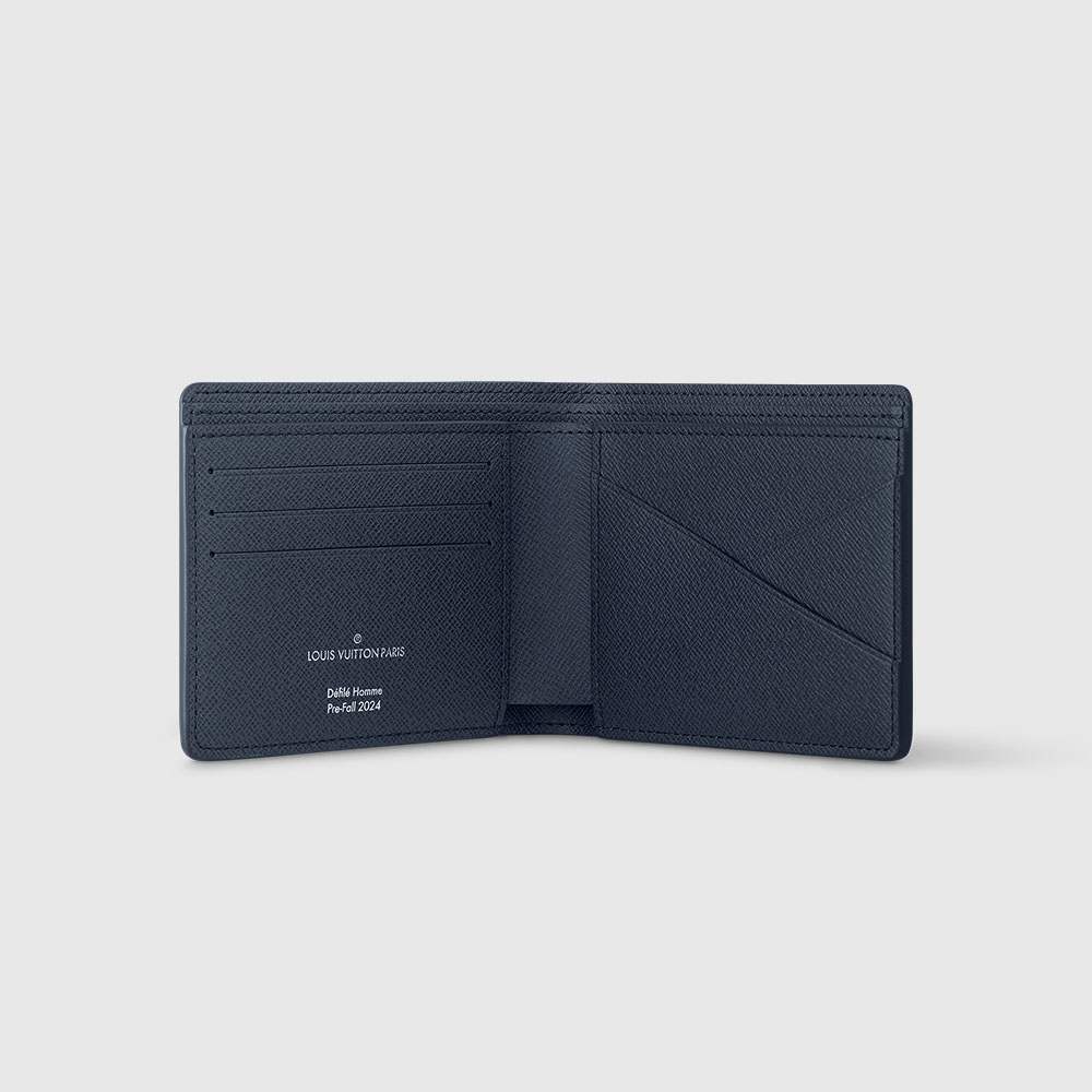 ルイヴィトンスーパーコピー二つ折り財布 ブルー ポルトフォイユ・ミュルティプル N40676 - 商品画像 6