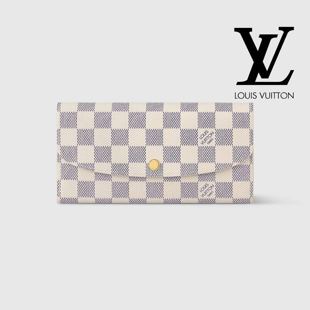 ルイヴィトンスーパーコピー 長財布 LOUIS VUITTON ポルトフォイユ エミリー ダミエ アズール ローズ バレリーヌ N41625 - 商品画像 8