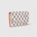 ルイヴィトンスーパーコピー 長財布 LOUIS VUITTON ポルトフォイユ エミリー ダミエ アズール ローズ バレリーヌ N41625 - 商品画像 7