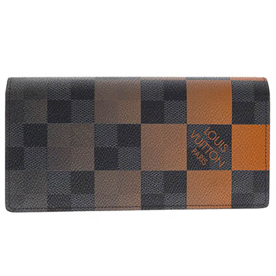 ルイヴィトンコピー ポルトフォイユ・ブラザ NM N60424 2つ折り財布 ダミエグラフィット ブラック系 グレー系 オレンジ系 サイフ メンズ LOUIS VUITTON - 商品画像 5