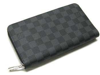 ルイヴィトン 財布 LOUIS VUITTON ヴィトン LV ダミエ・グラフィット メンズ ラウンドジップ長財布 ジッピー・オーガナイザー N63077 - 商品画像 1