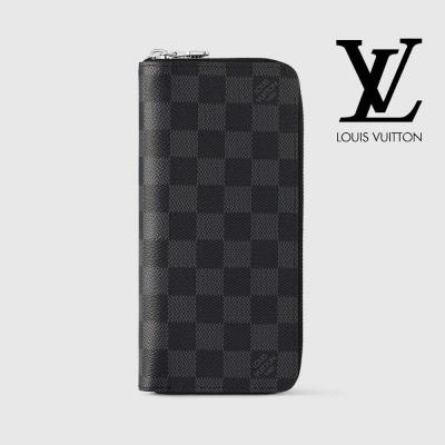 ルイヴィトンコピーLouis Vuitton N63095 財布 ダミエ・グラフィット ジッピー ウォレット メンズ グラフィット ブラック 黒