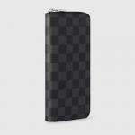 ルイヴィトンコピーLouis Vuitton N63095 財布 ダミエ・グラフィット ジッピー ウォレット メンズ グラフィット ブラック 黒 - 商品画像 1