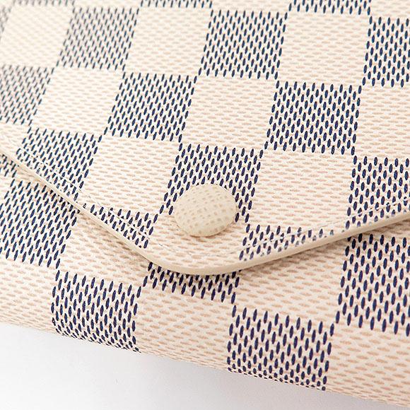 ルイ・ヴィトンスーパーコピー LOUIS VUITTON 財布 長財布 小銭入れあり さいふ サイフ VUITTON ヴィトン ポルトフォイユ ジョセフィーヌ ダミエアズール N63545 - 商品画像 7