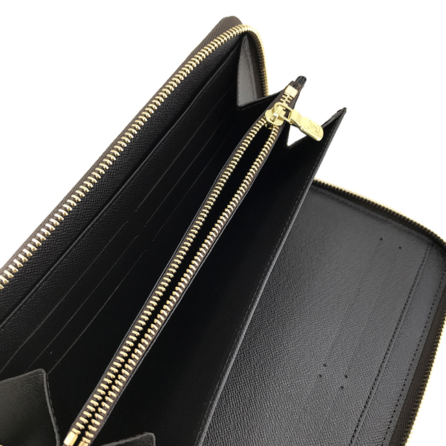LOUIS VUITTONコピー 長財布 ラウンドファスナー ジッピー オーガナイザー NM ダミエ エベヌ N63502 - 商品画像 5