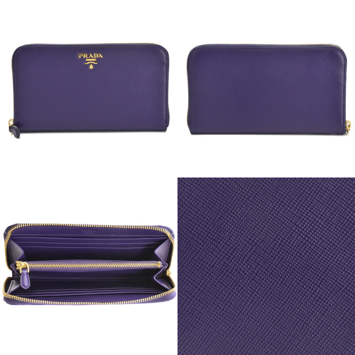 PRADA/プラダスーパーコピー 型押しカーフスキン ラウンドファスナー長財布 1M0506 QWA 030 - 商品画像 2