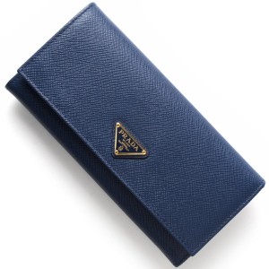 プラダスーパーコピー PRADA 長財布 サフィアーノ/SAFFIANO トライアングル/TRIANG 三角ロゴプレート ブリエッタブルー 1MH132 QHH F0016 レディース