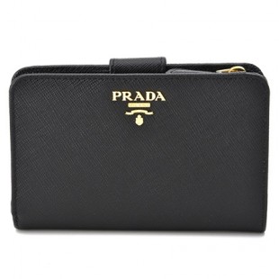 プラダコピー PRADA 2015年秋冬新作 型押しカーフスキン 二つ折り長財布 1ML225 QWA 002
