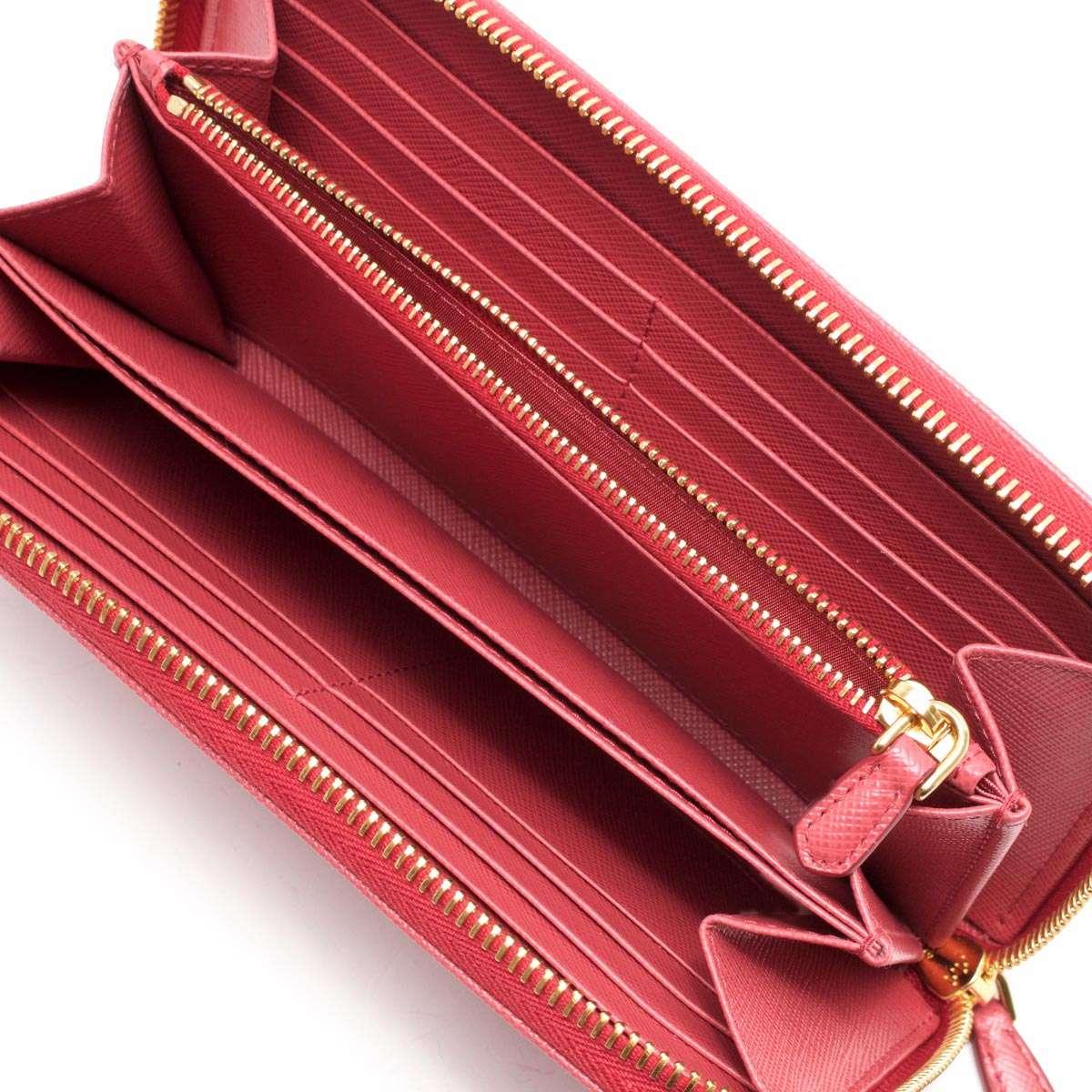 プラダ長財布スーパーコピー SAFFIANO TRIANG 三角ロゴプレート ペオニアピンク 1ML506 QHH F0505 レディース - 商品画像 4