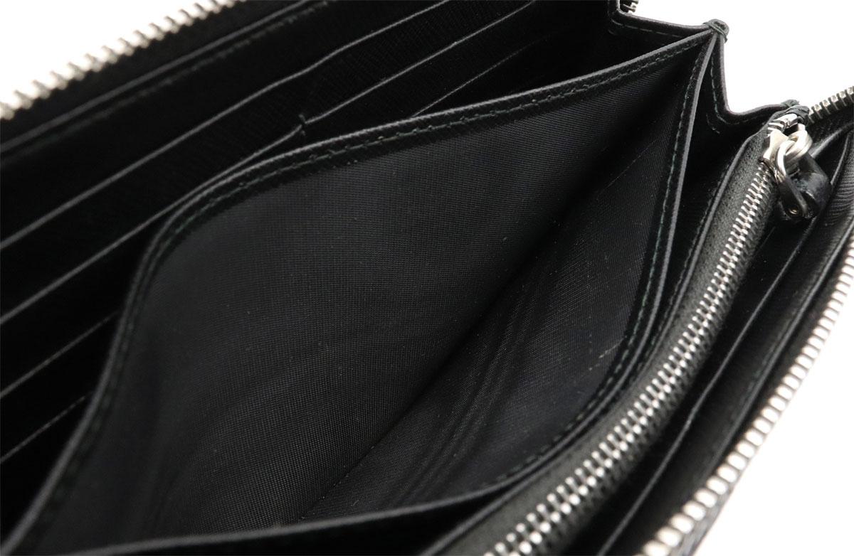 プラダスーパーコピー SAFFIANO CHARAC ロゴ ラウンドファスナー 長財布 サフィアーノ 型押しレザー NERO ブラック 黒 シルバー金具 2ML317 - 商品画像 1
