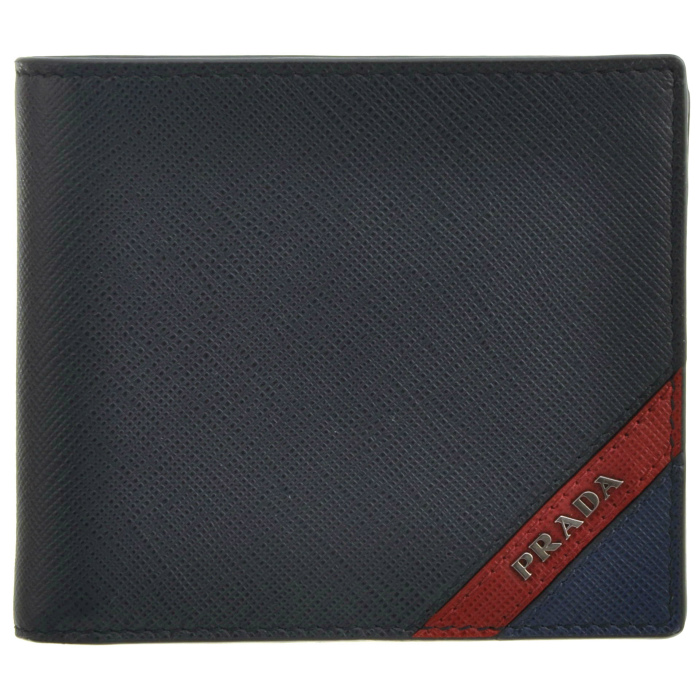 プラダスーパーコピー PRADA 財布 2017年秋冬新作 SAFFIANO サフィアーノ 二つ折り財布 ネイビー系 2MO738 2EGO VE2 - 商品画像 4