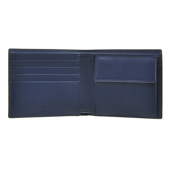 プラダスーパーコピー PRADA 財布 2017年秋冬新作 SAFFIANO サフィアーノ 二つ折り財布 ネイビー系 2MO738 2EGO VE2 - 商品画像 5
