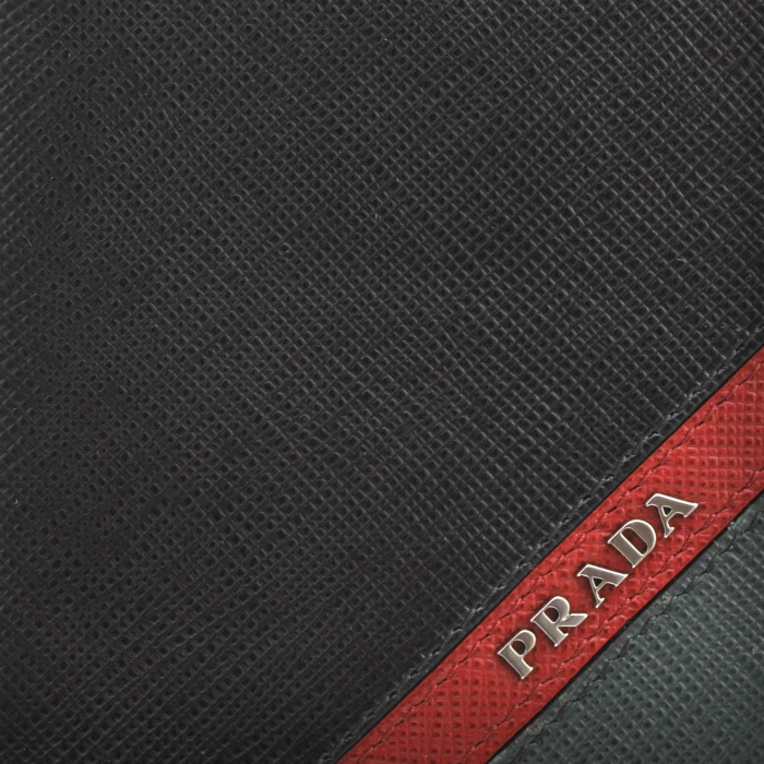 プラダ PRADA 財布 2017年秋冬新作 SAFFIANO サフィアーノ 二つ折り長財布 ブラック系 2MV836 2EGO VE3 - 商品画像 3